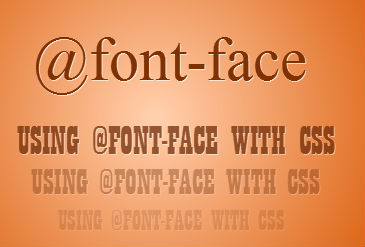 using-@font-face