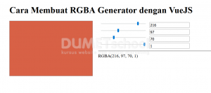 cara membuat RGBA Generator dengan VueJS